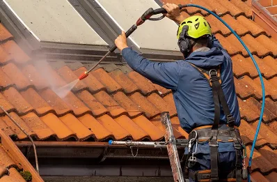 Démoussage et hydrofuge de toiture à Villepail
